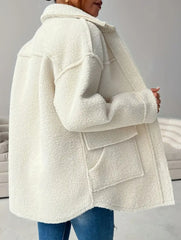 Loose-fitting lapel casual jacket
