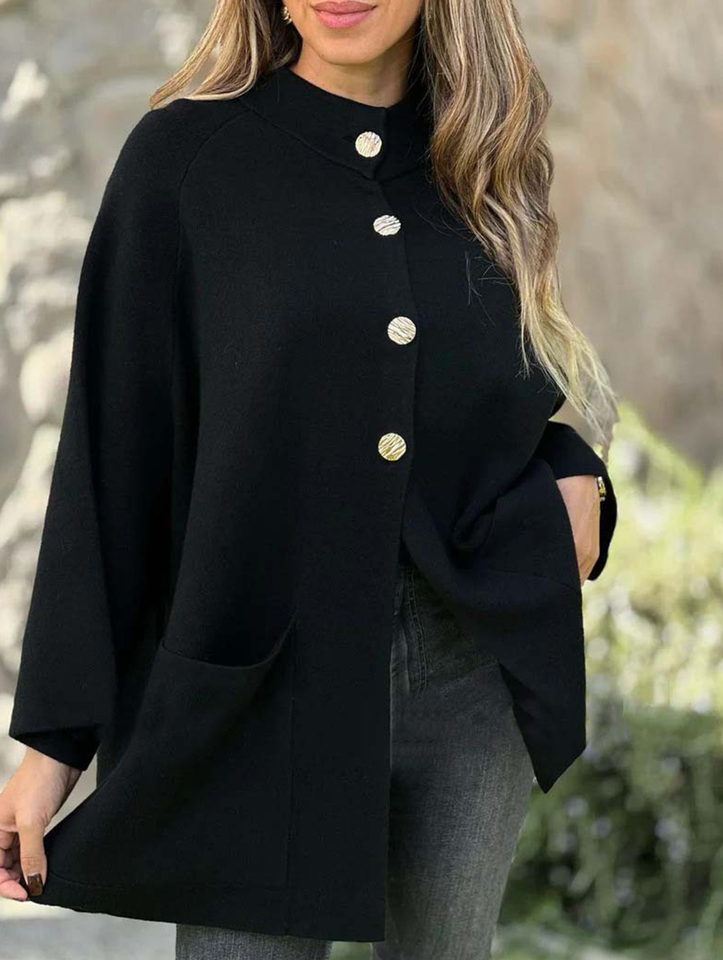 Casual single-breasted cardigan jacket