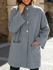 Casual single-breasted cardigan jacket