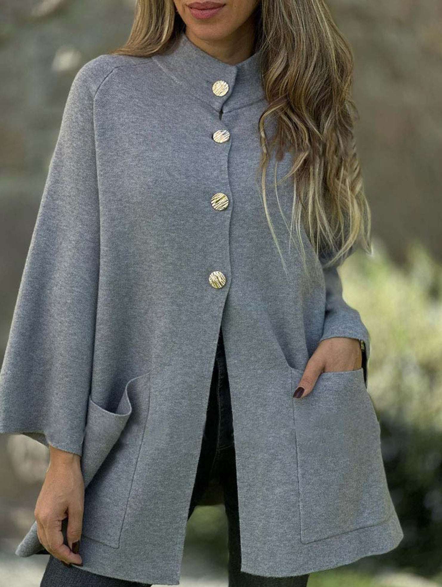 Casual single-breasted cardigan jacket