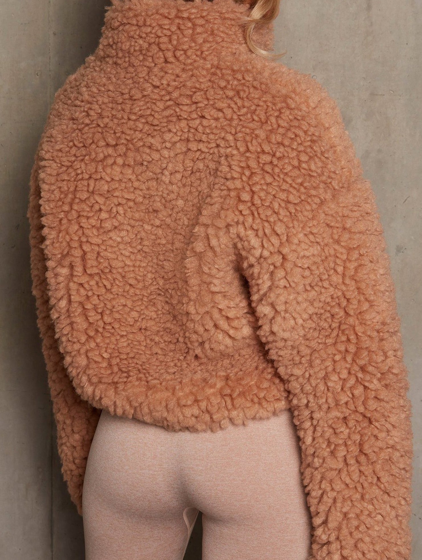 Stylish Short Plush Cardigan