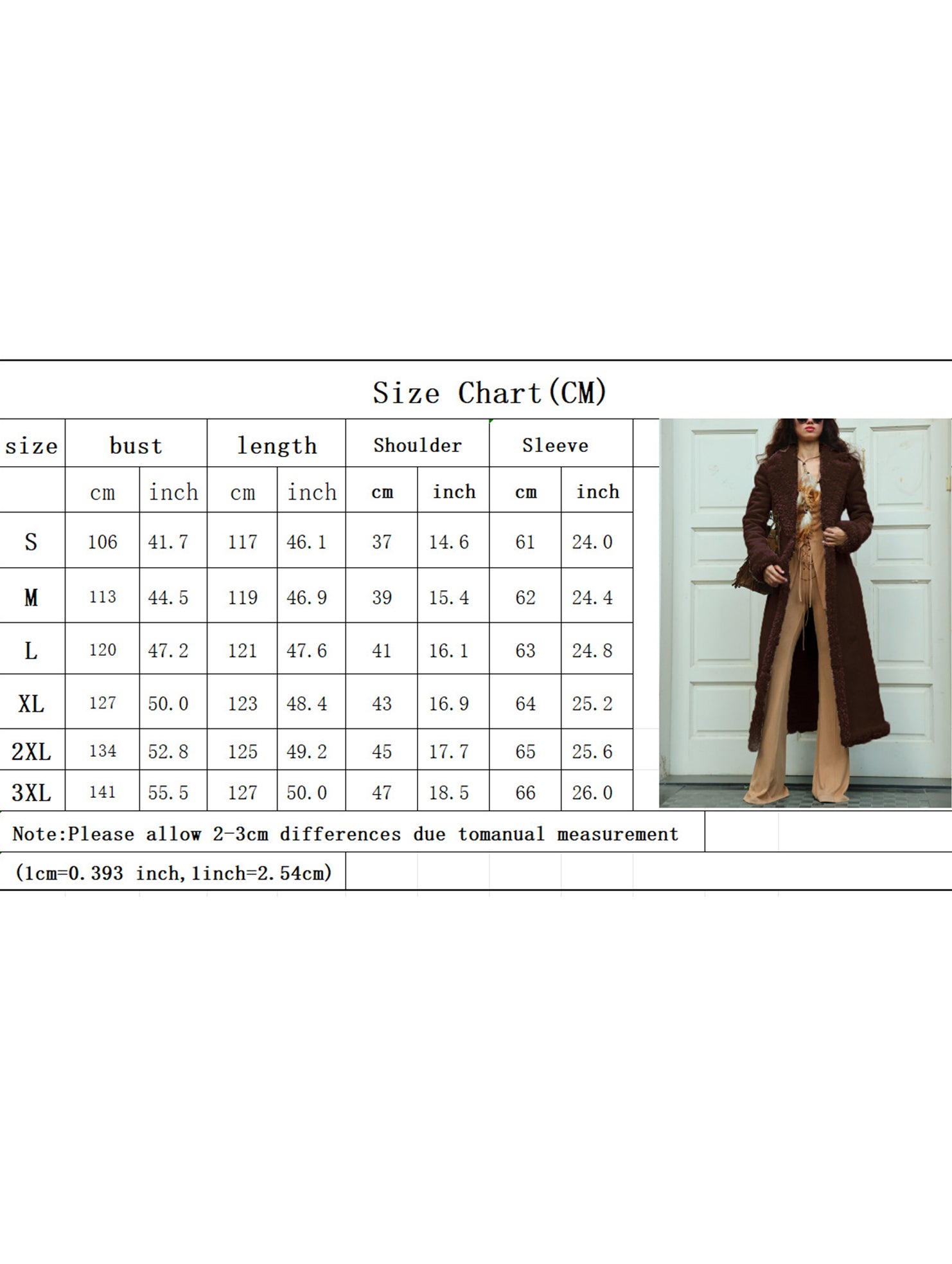 Warm and long thermal coat