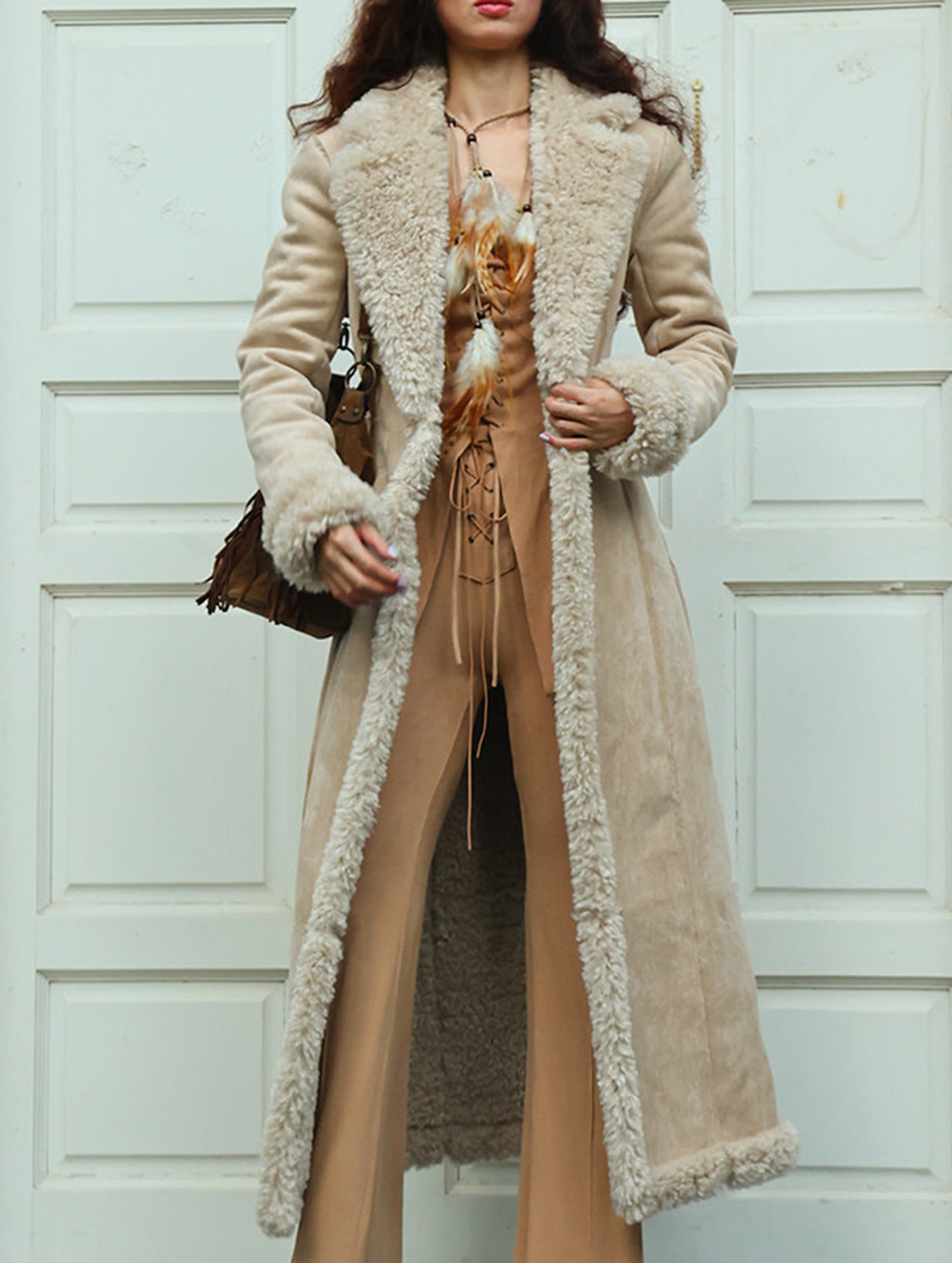 Warm and long thermal coat