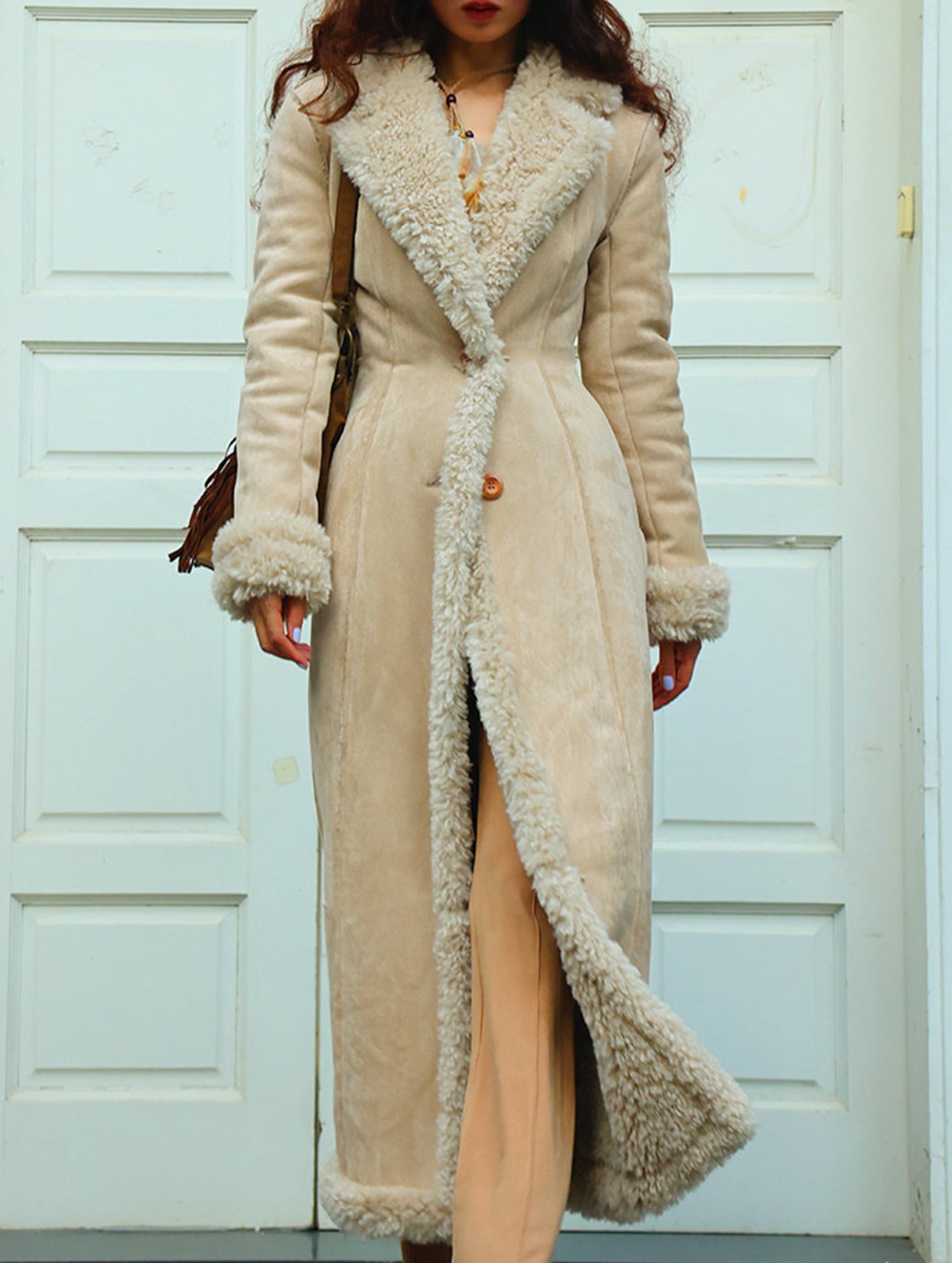 Warm and long thermal coat