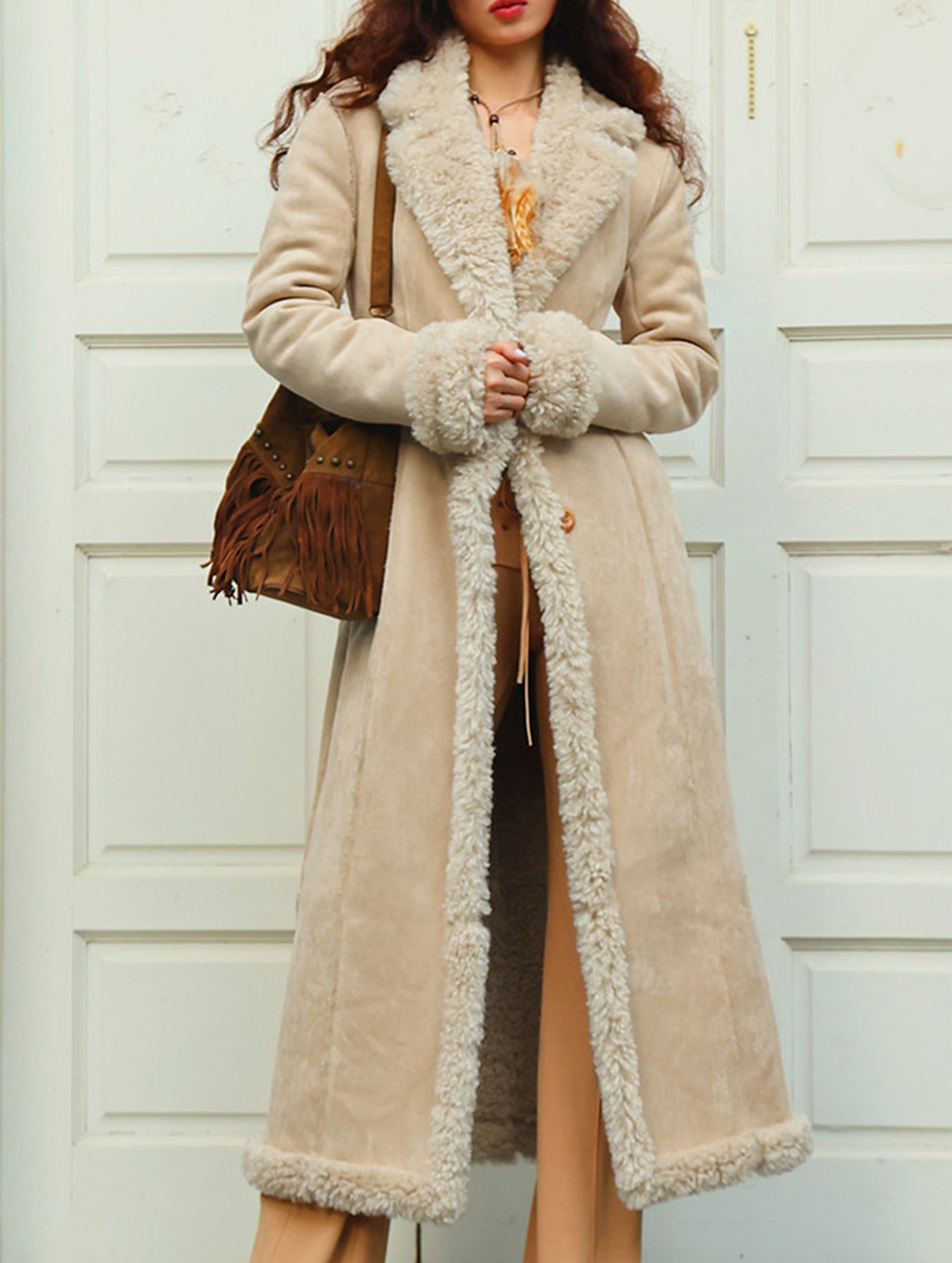 Warm and long thermal coat