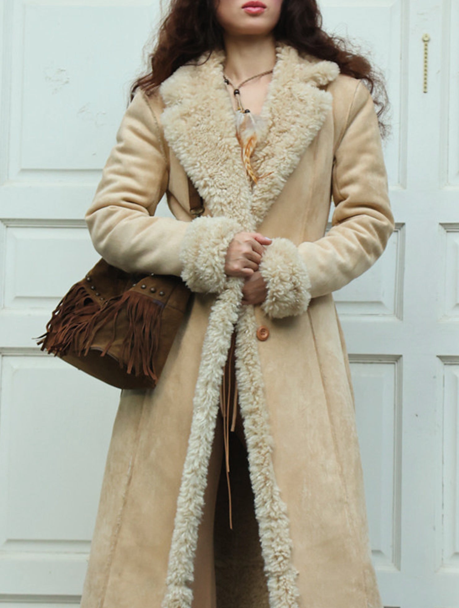 Warm and long thermal coat