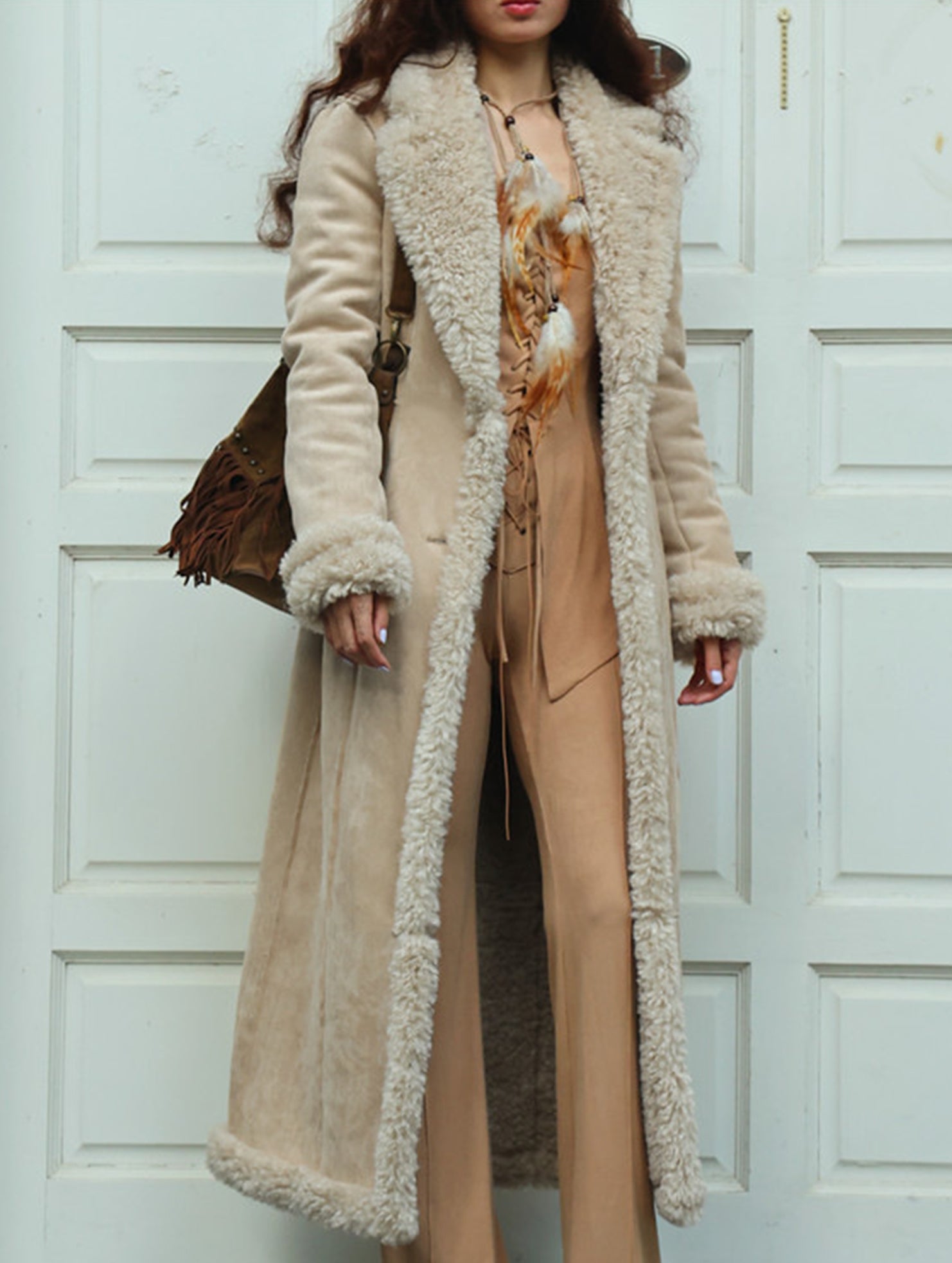 Warm and long thermal coat