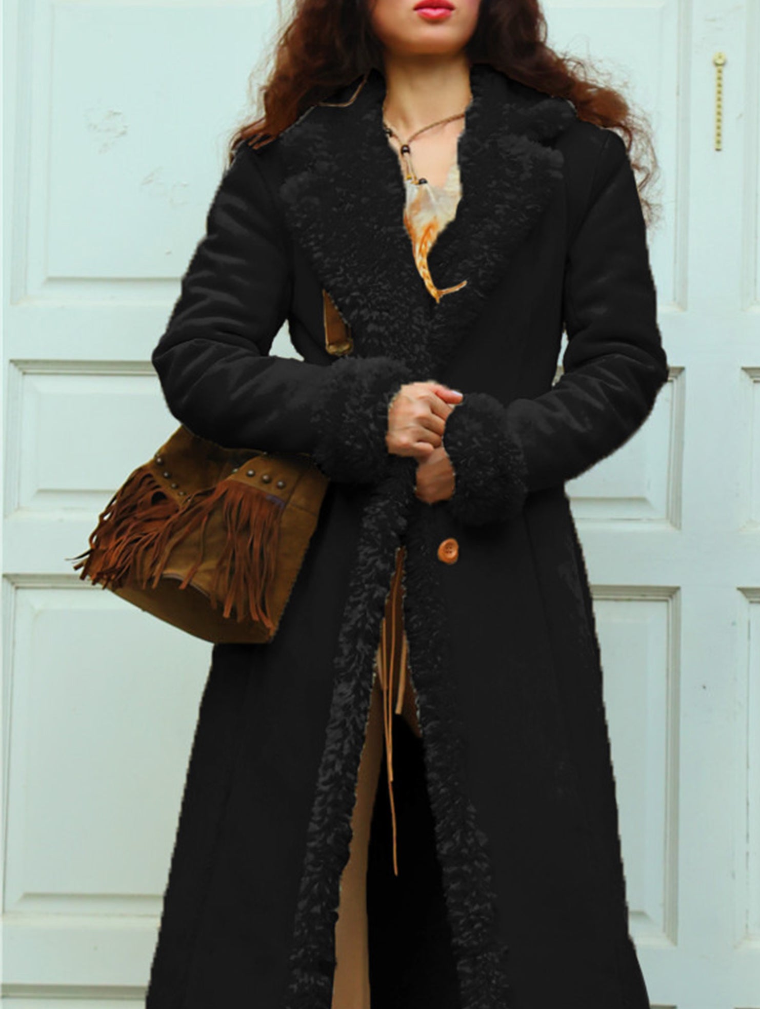 Warm and long thermal coat