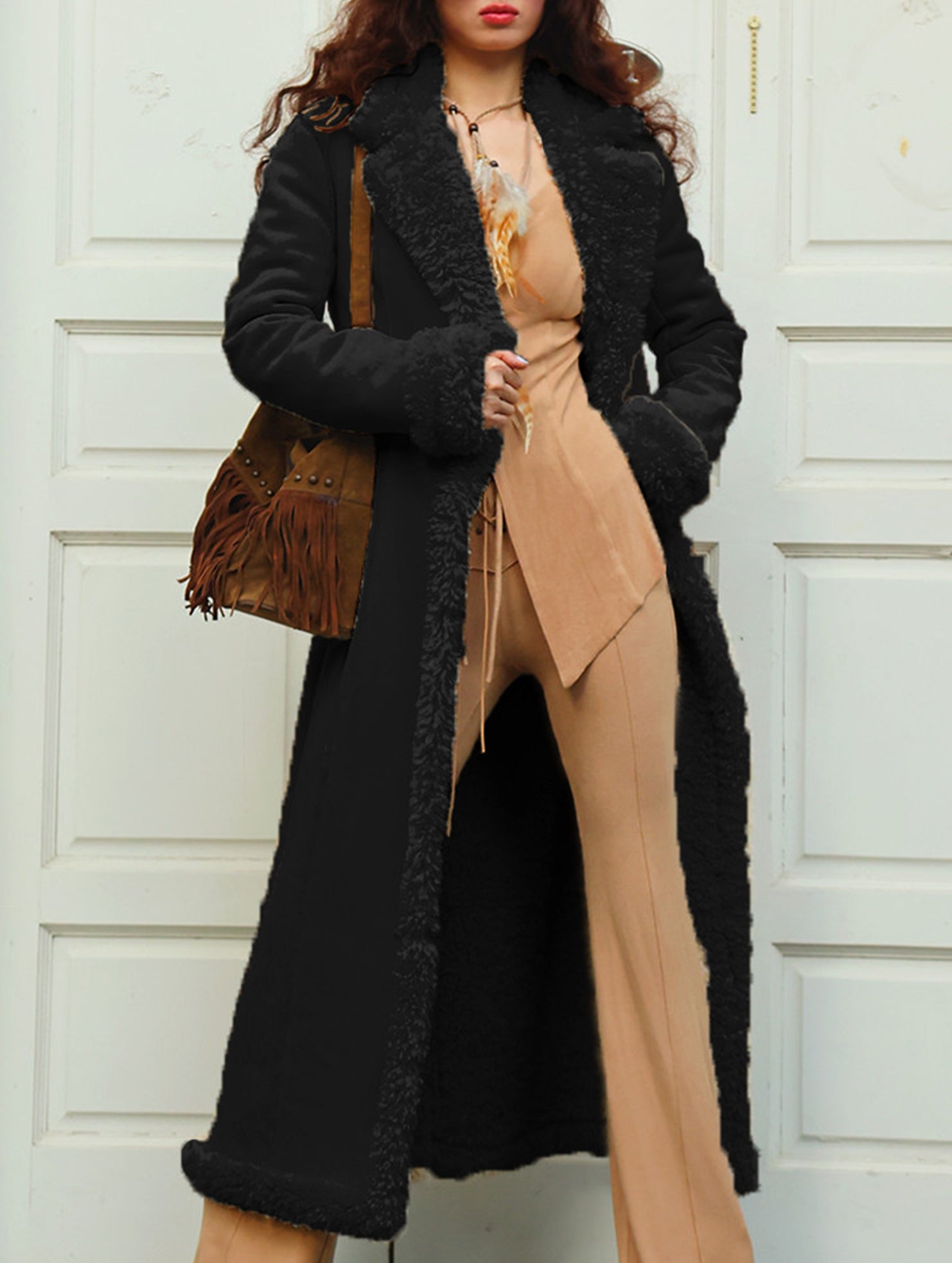 Warm and long thermal coat