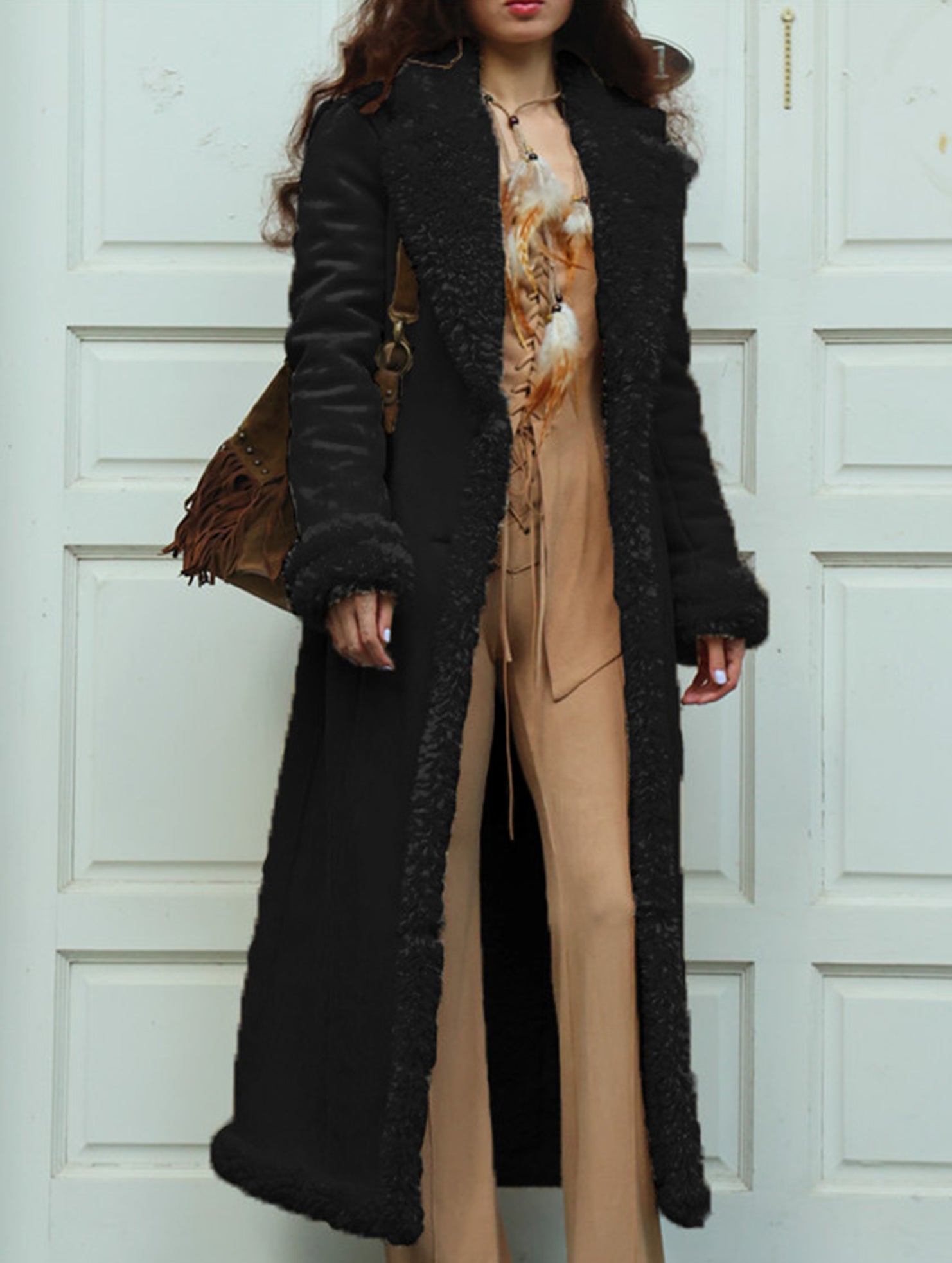 Warm and long thermal coat