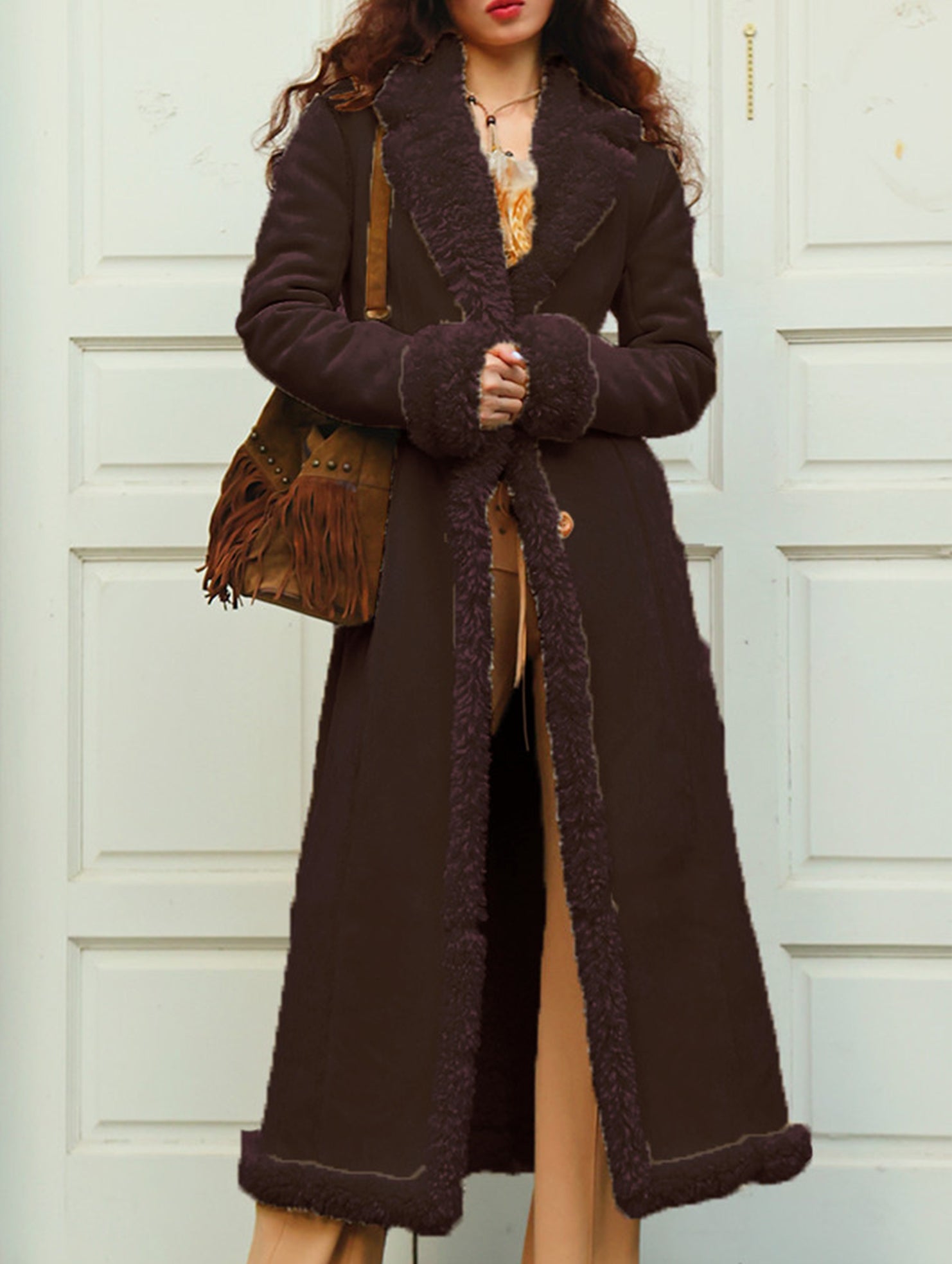 Warm and long thermal coat