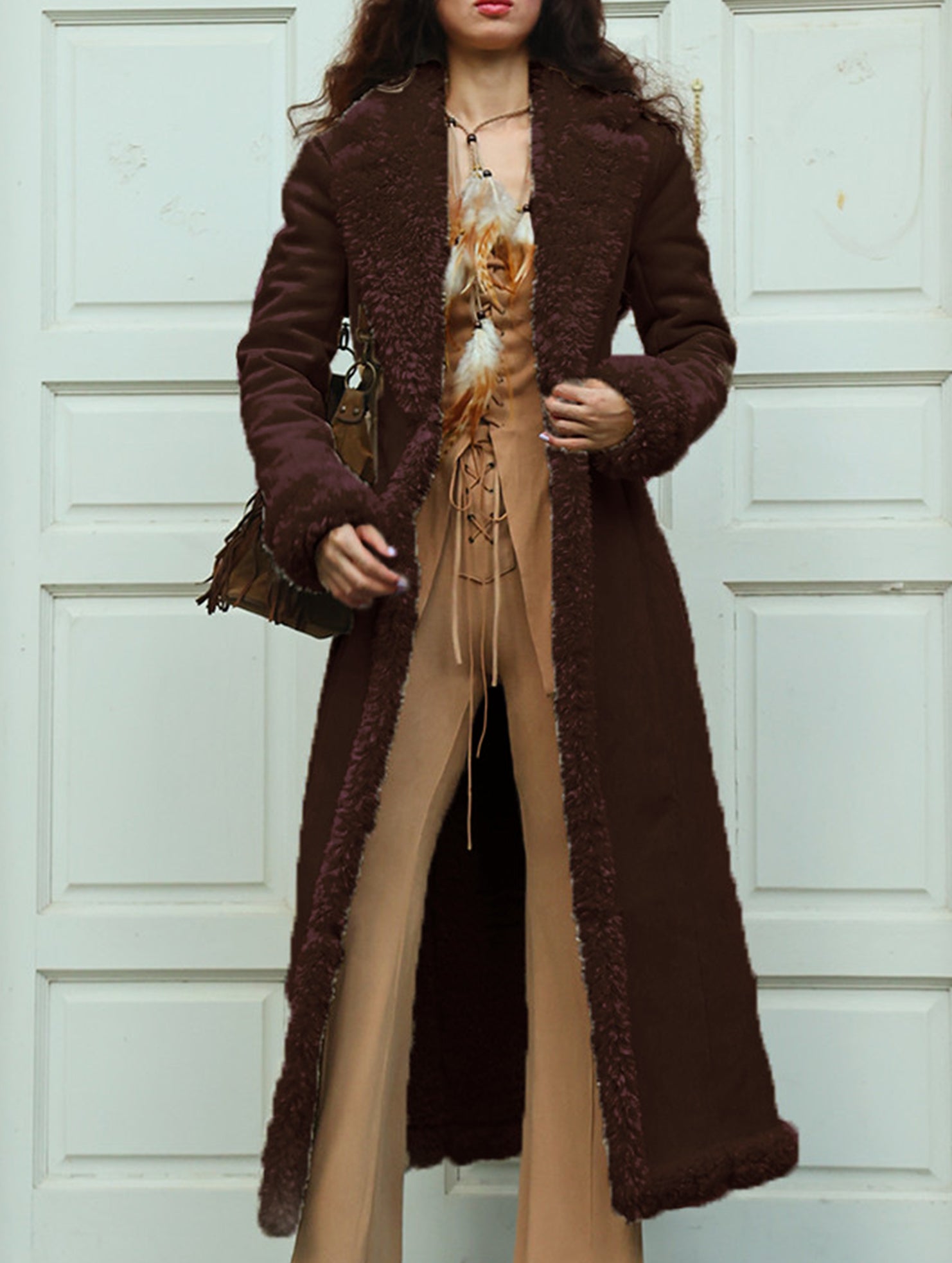 Warm and long thermal coat