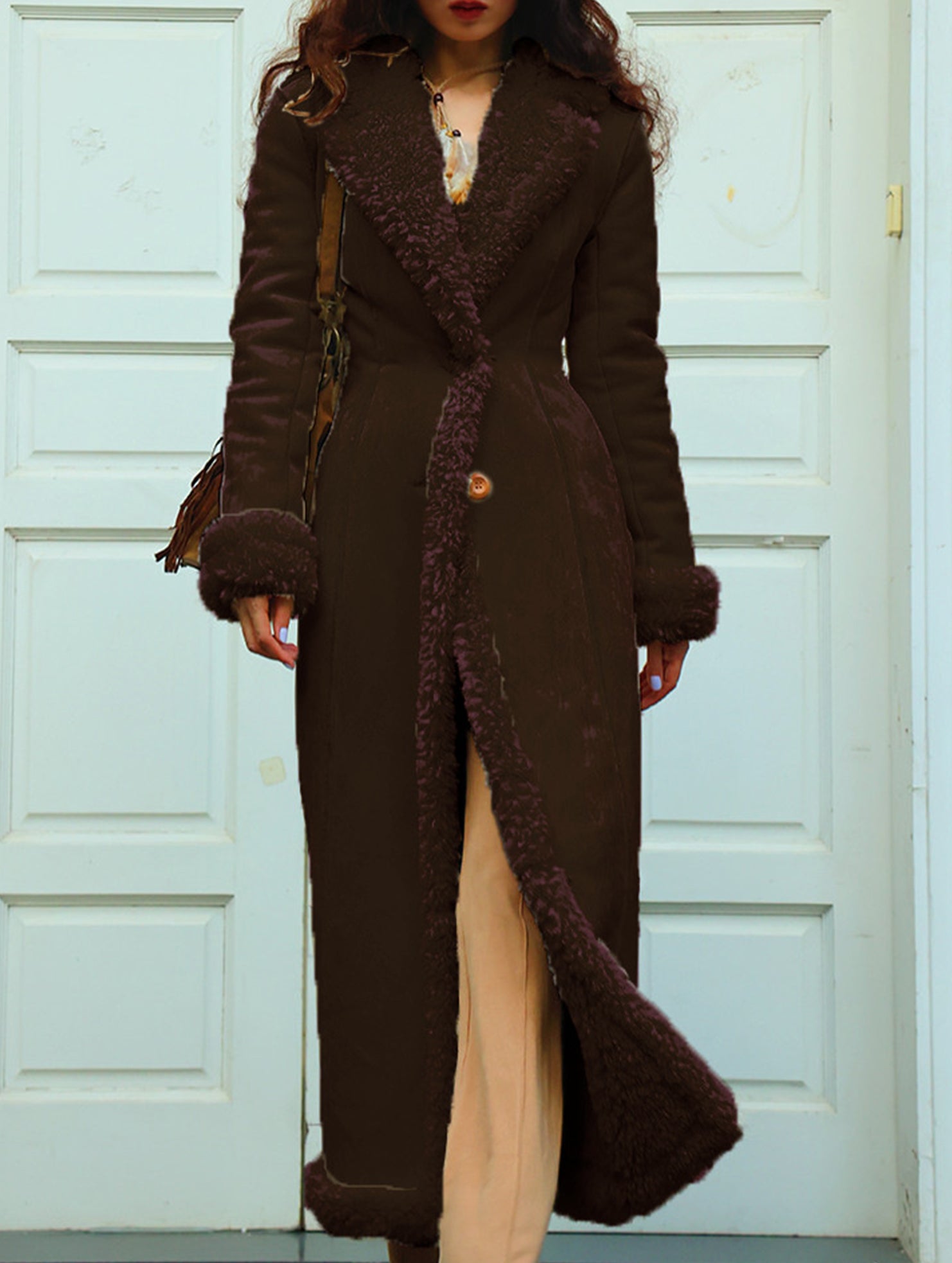 Warm and long thermal coat