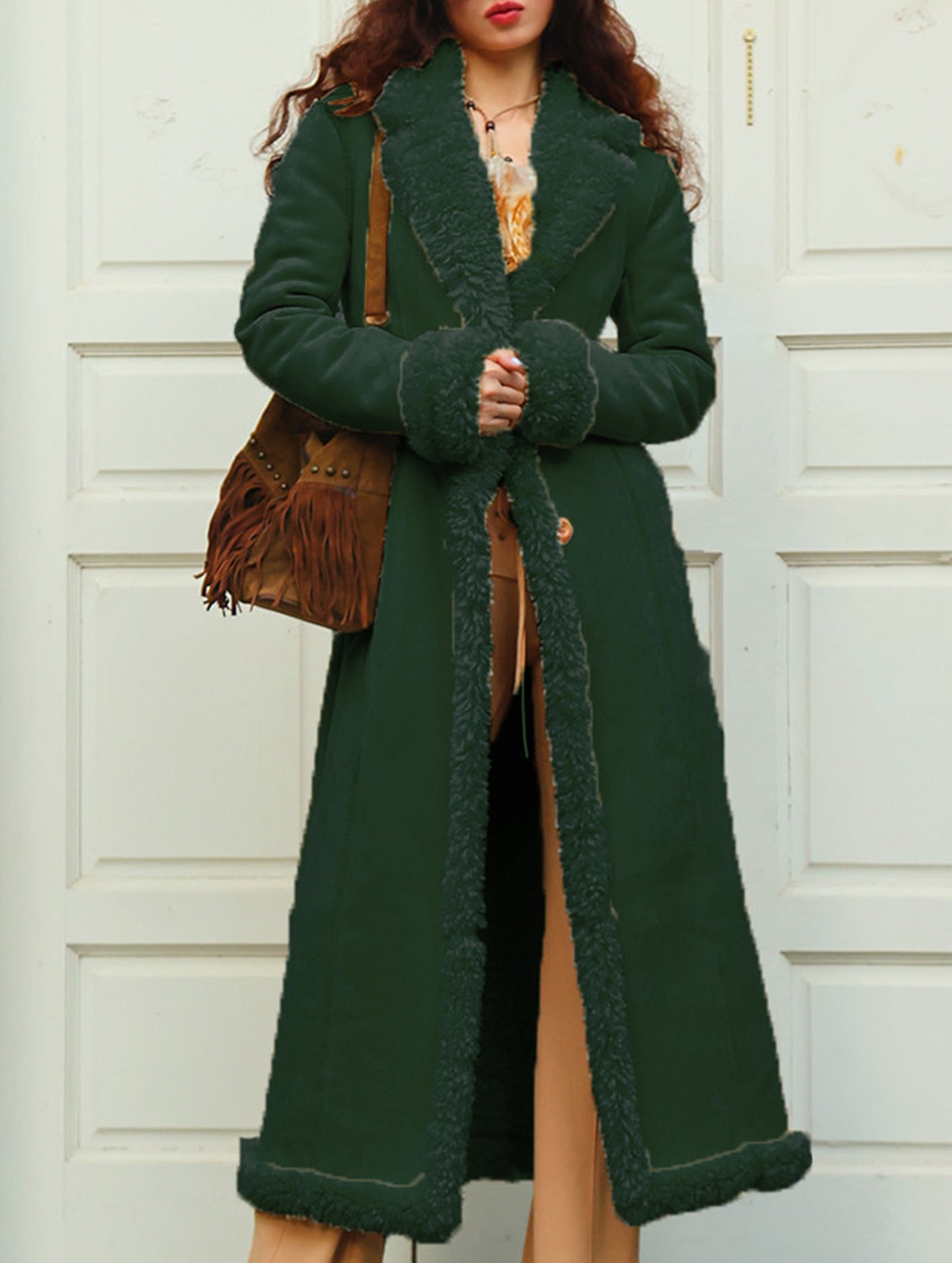 Warm and long thermal coat