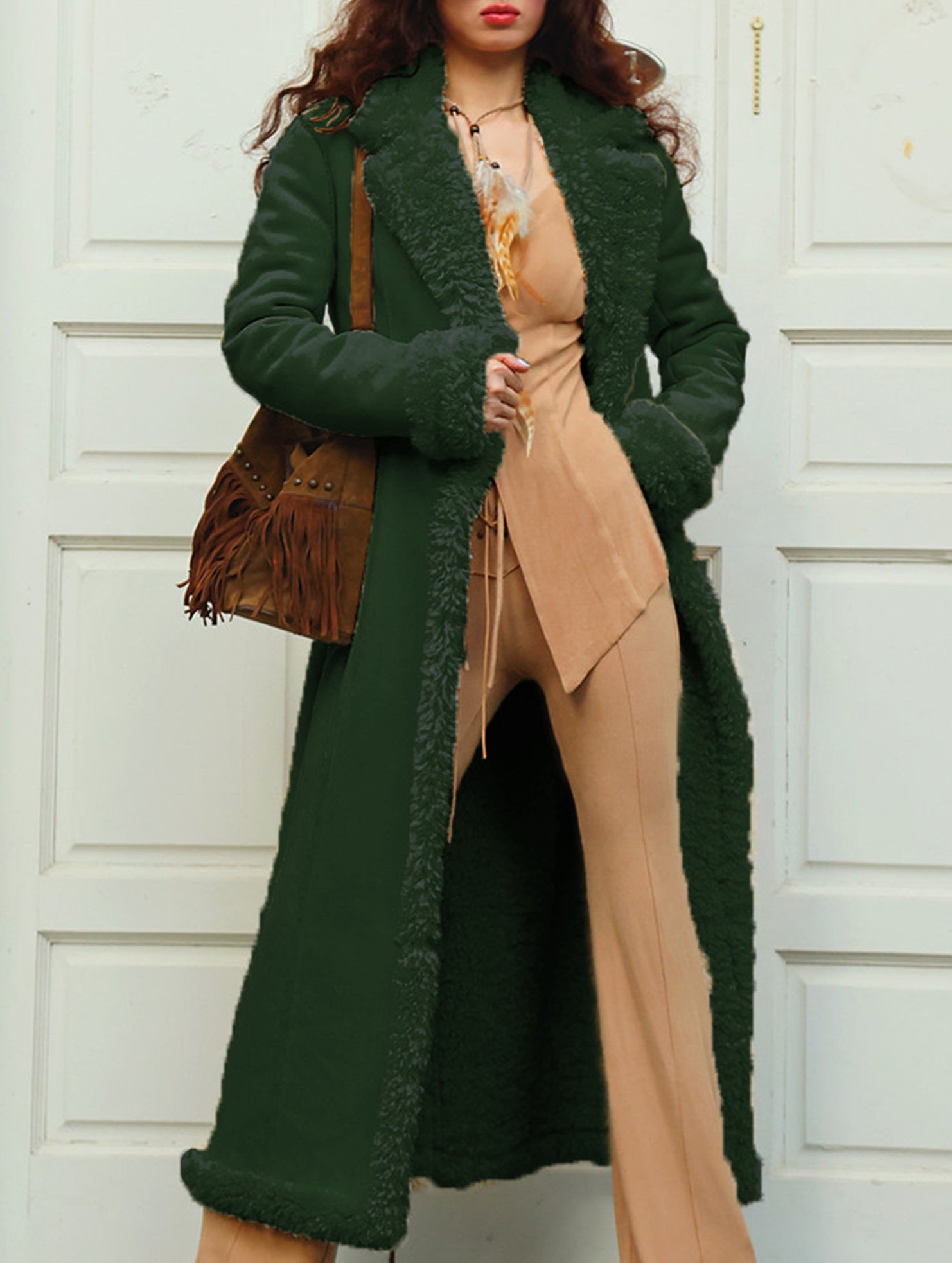 Warm and long thermal coat