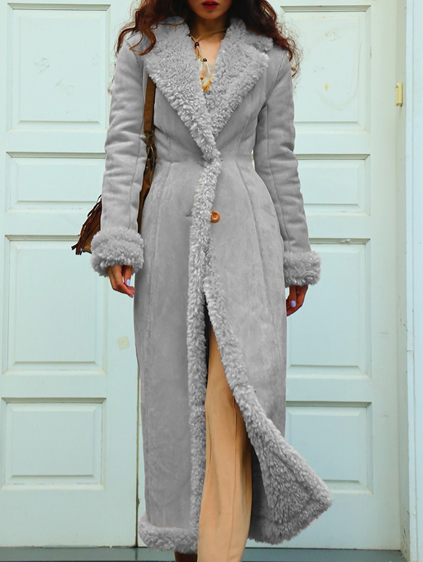 Warm and long thermal coat