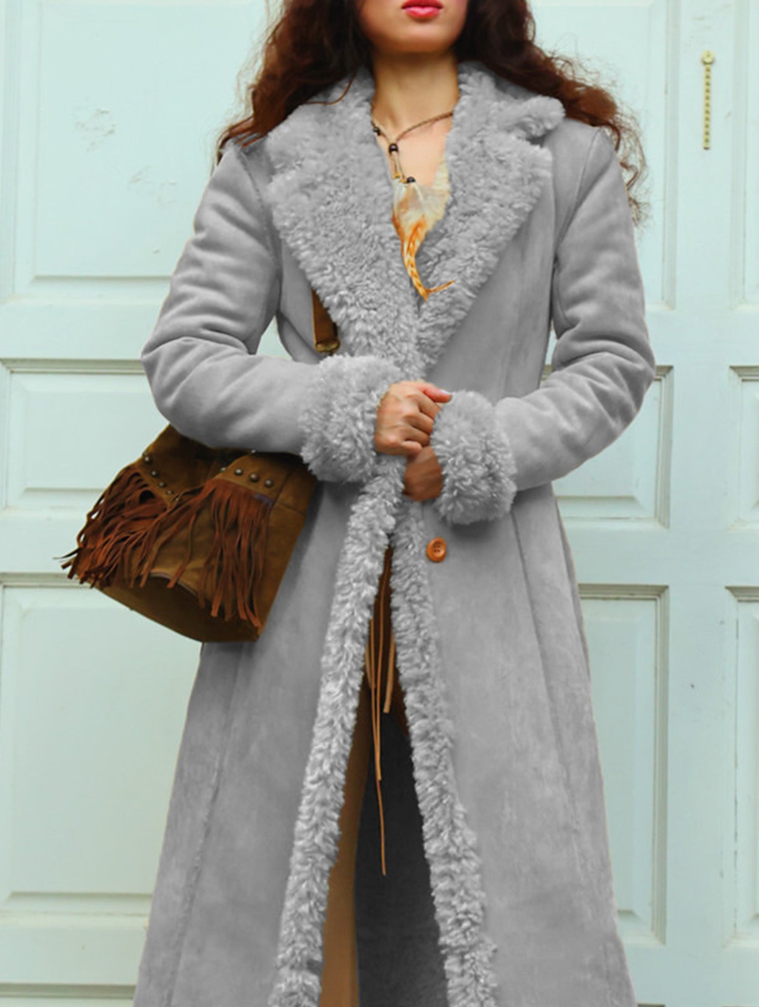 Warm and long thermal coat