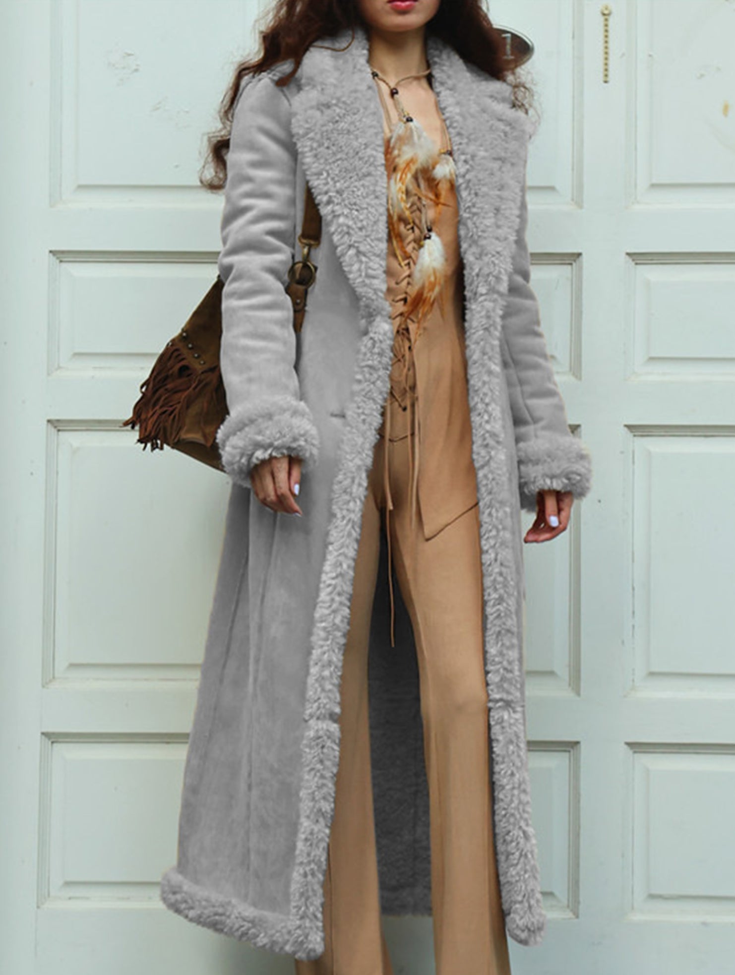 Warm and long thermal coat