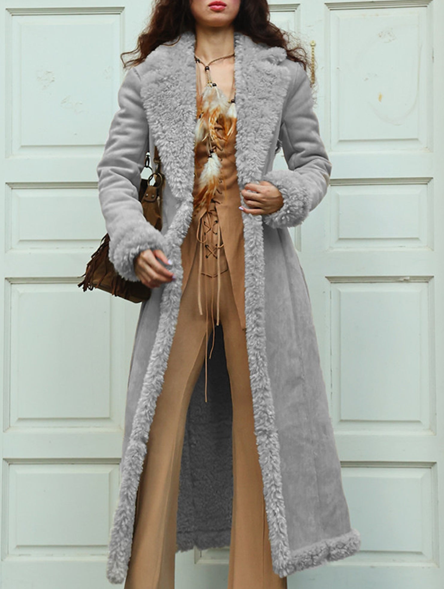 Warm and long thermal coat