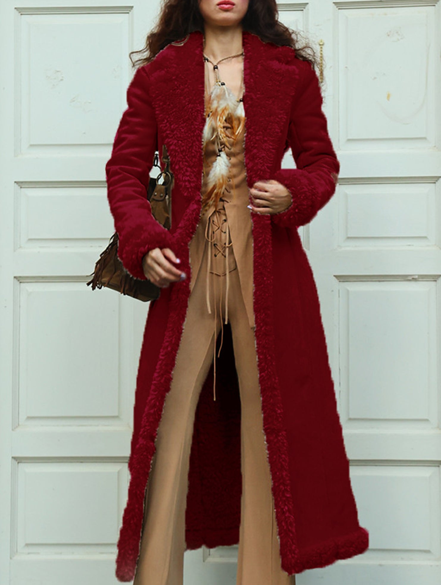 Warm and long thermal coat