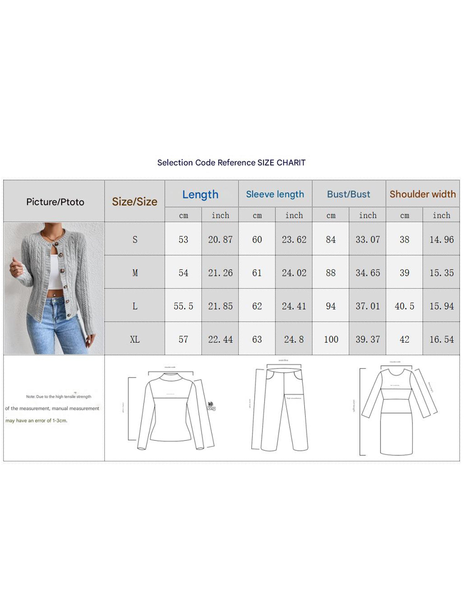 Gentle cable knit openwork cardigan