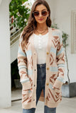Women Bohemian Western Aztec Pattern Cardigan_Cwocal0289