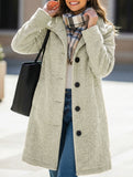 Elegant solid color wool coat_CWOCO00651
