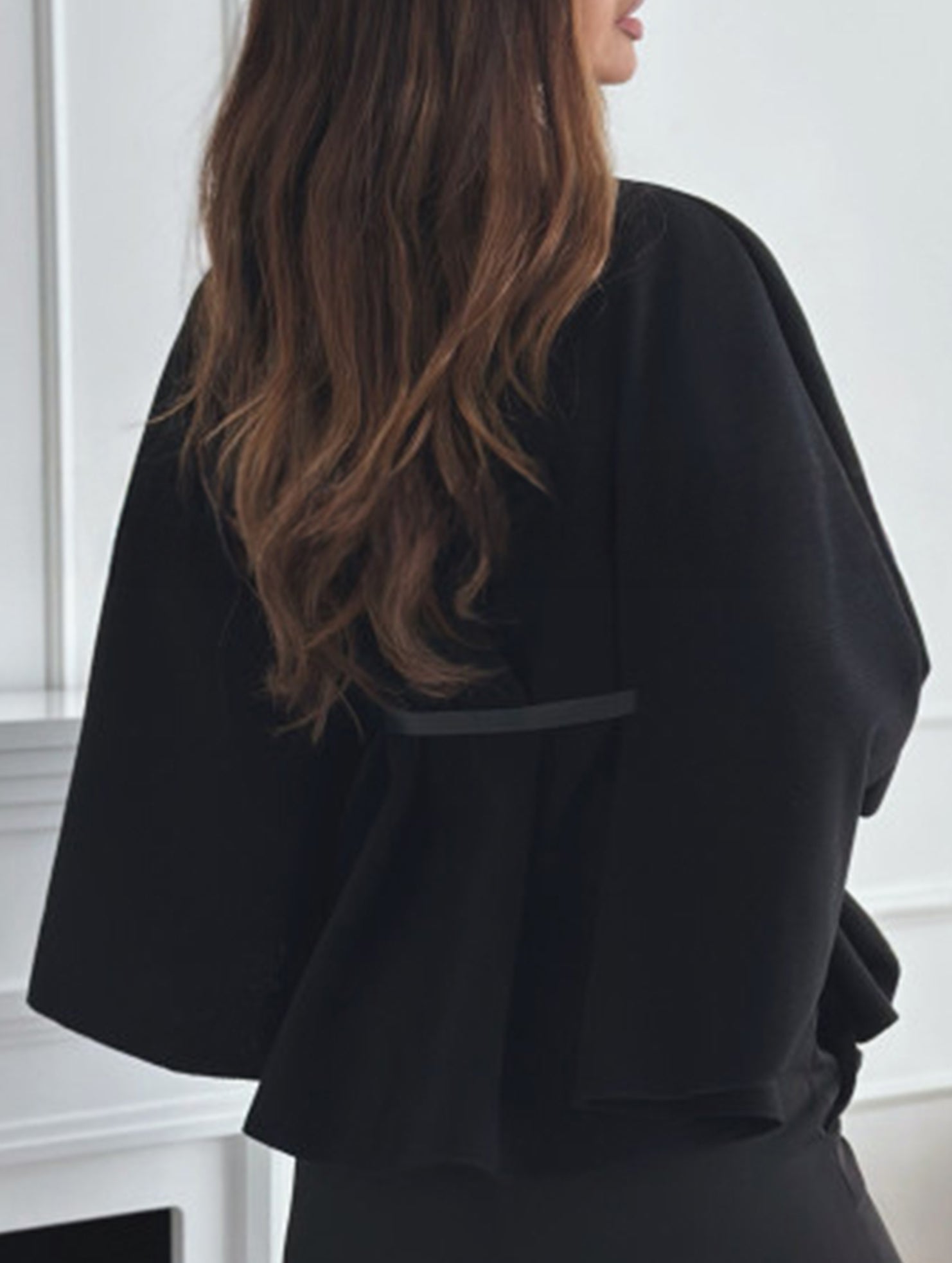 Wool Cape Coat with Waist Tie_CWOCO00654
