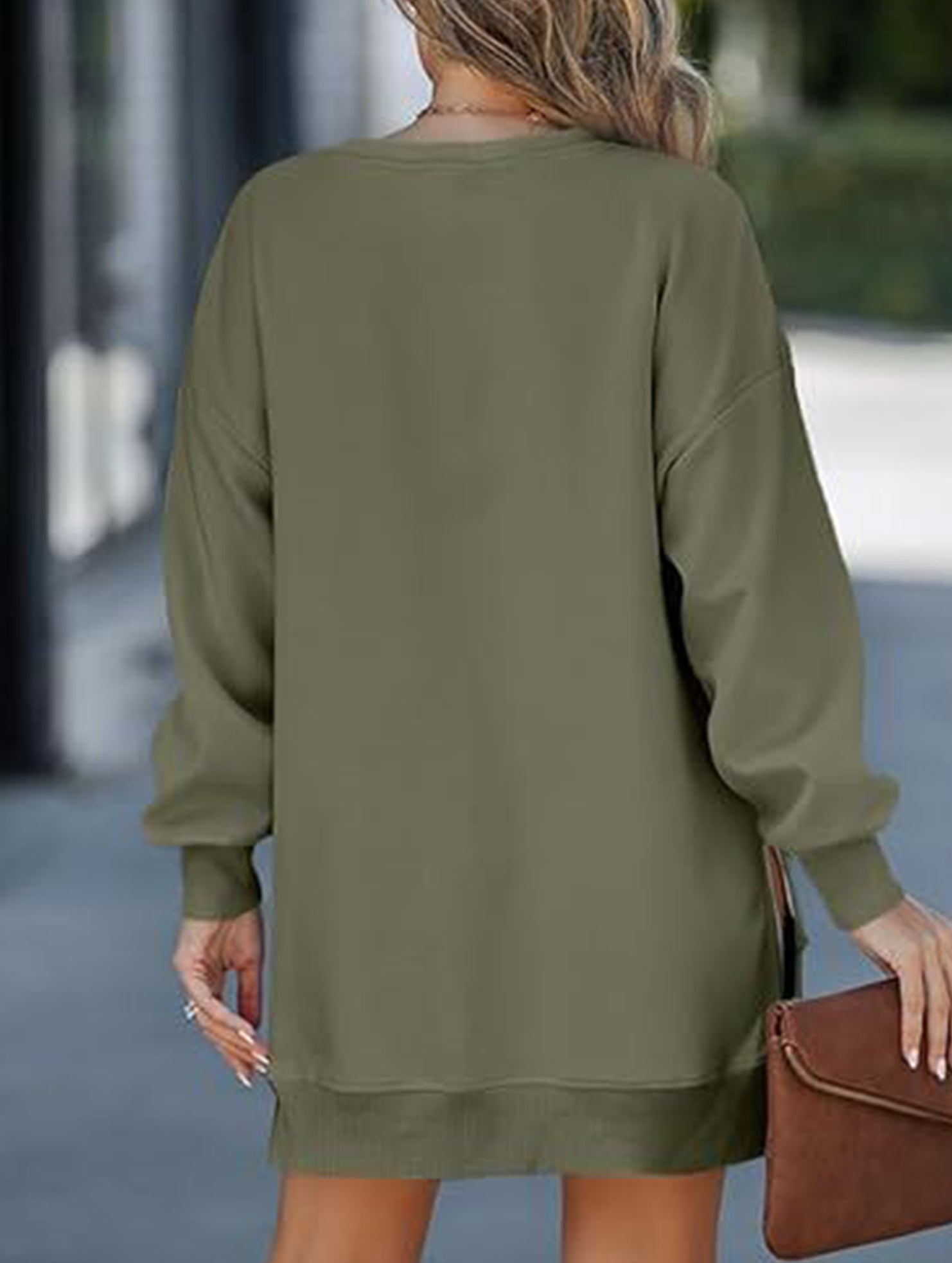 Side Zip Patchwork Pullover Sweatshirt_CWOCO00656