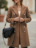 Double Breasted Blazer Wool Coat_CWOCO00660