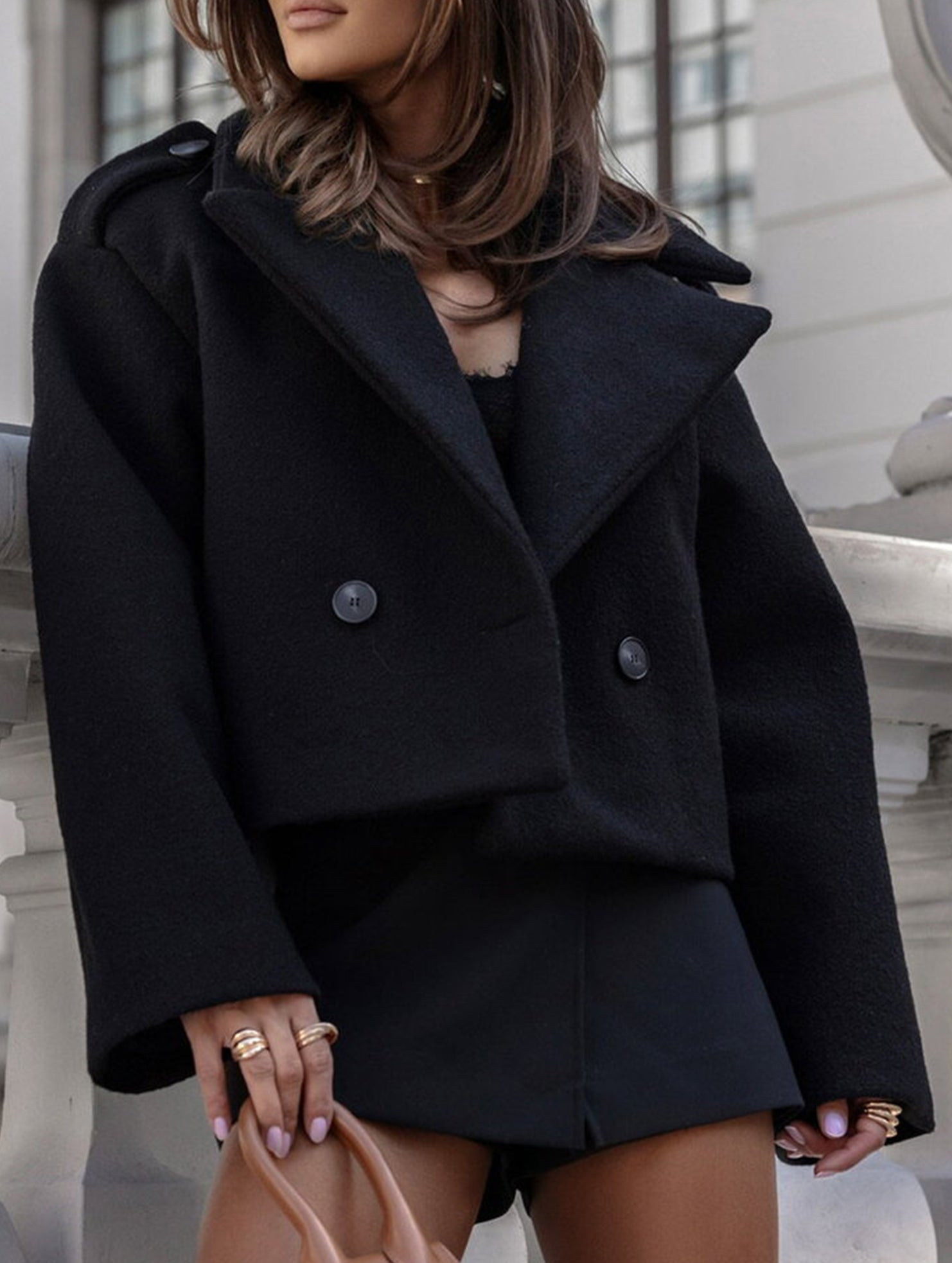British Style Wool Blazer Jacket_CWOCO00661