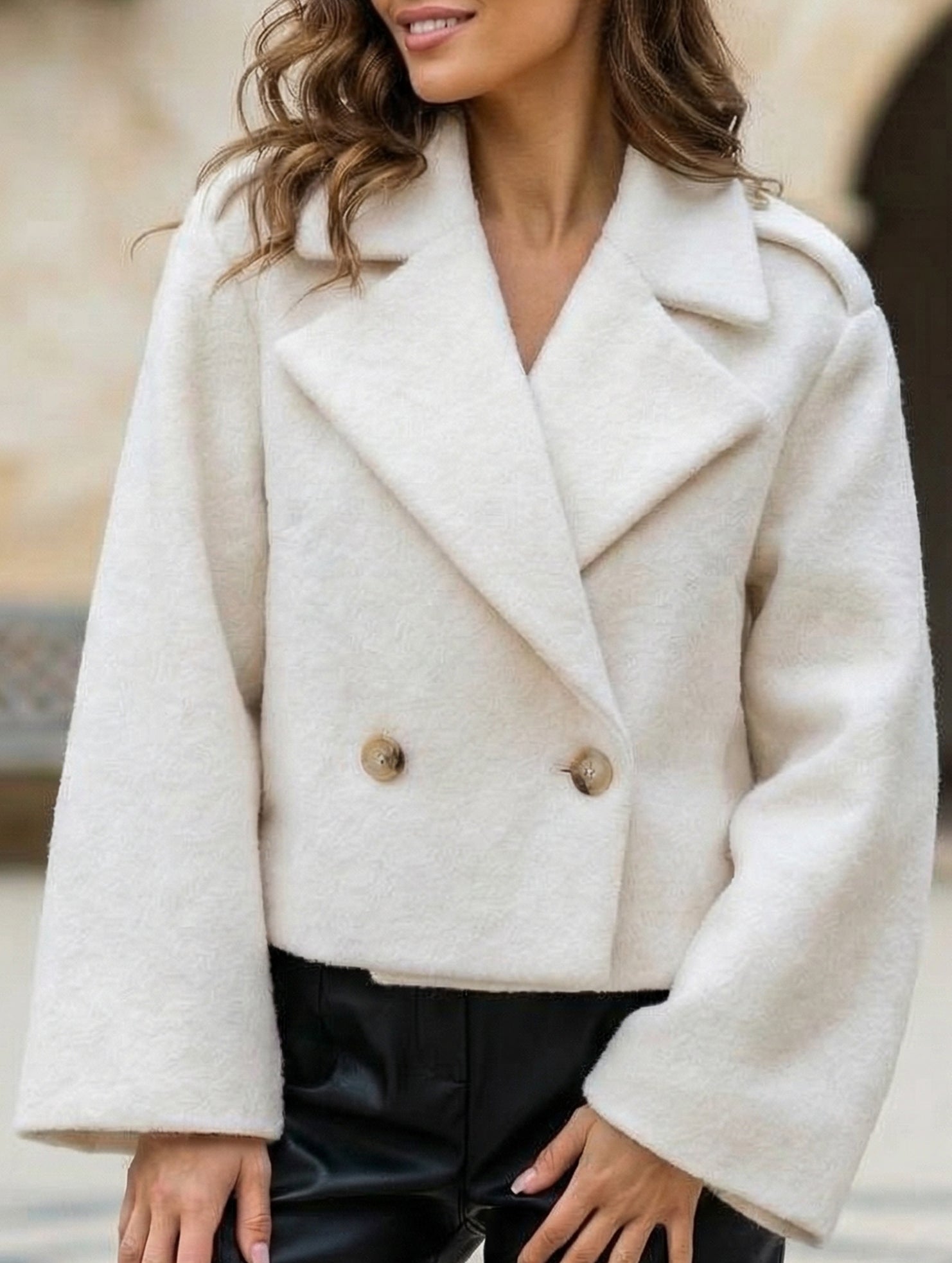 British Style Wool Blazer Jacket_CWOCO00661
