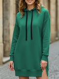 Casual retro solid color sweatshirt