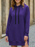 Casual retro solid color sweatshirt