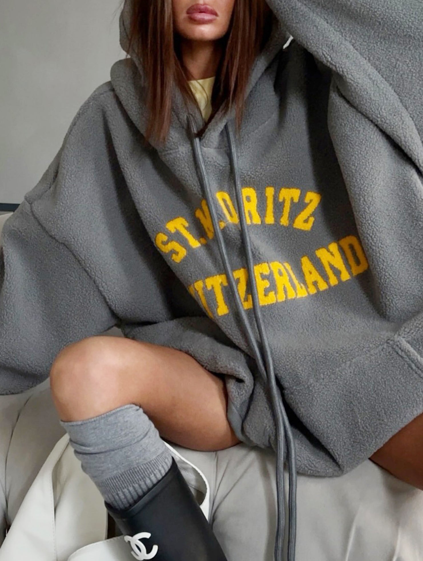 Lazy style loose hooded sweatshirt_CWOHOL00780
