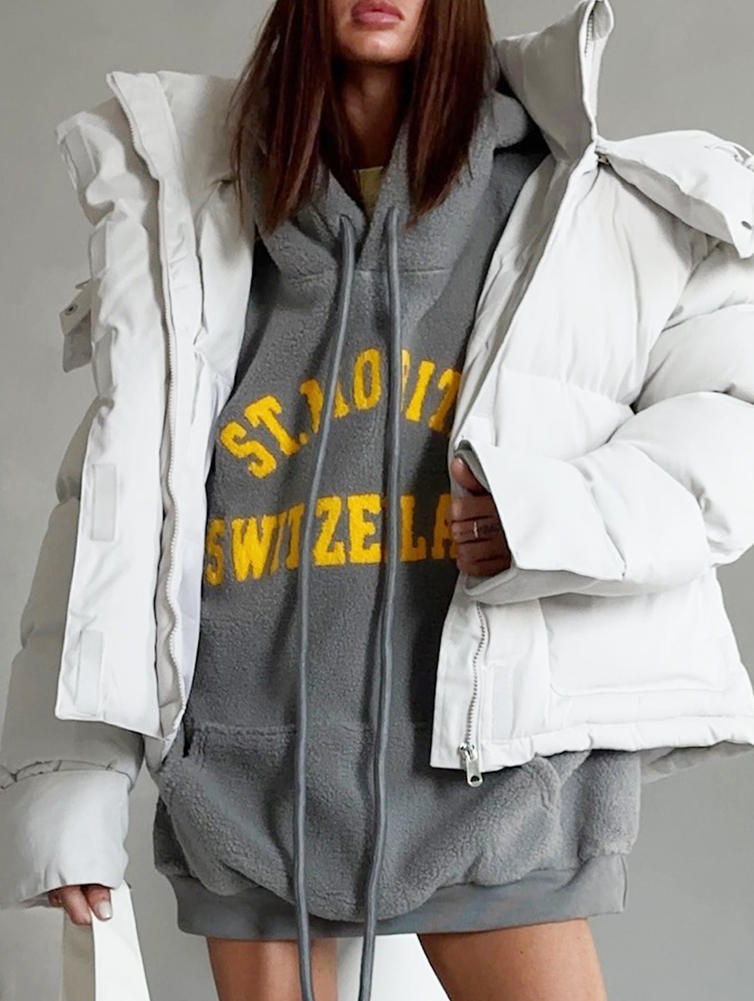 Lazy style loose hooded sweatshirt_CWOHOL00780