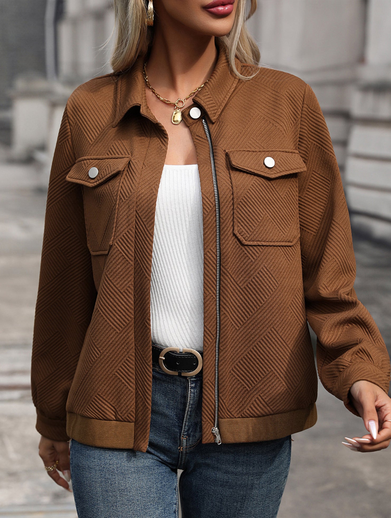 Casual Maillard-style jacket