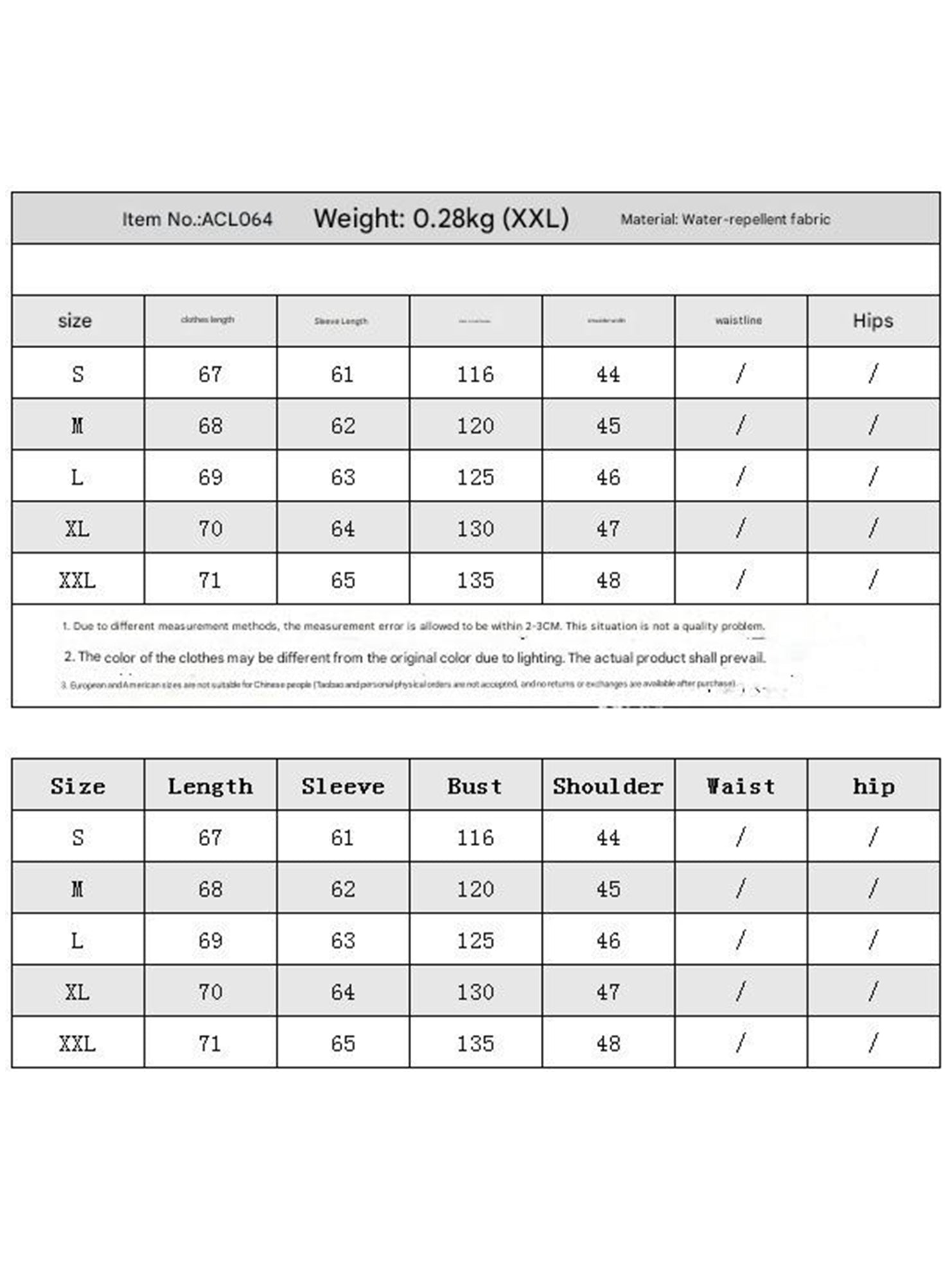 Outdoor hiking raincoat jacket