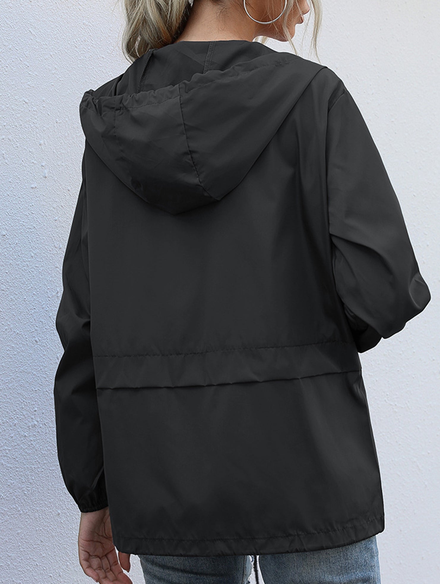 Outdoor hiking raincoat jacket