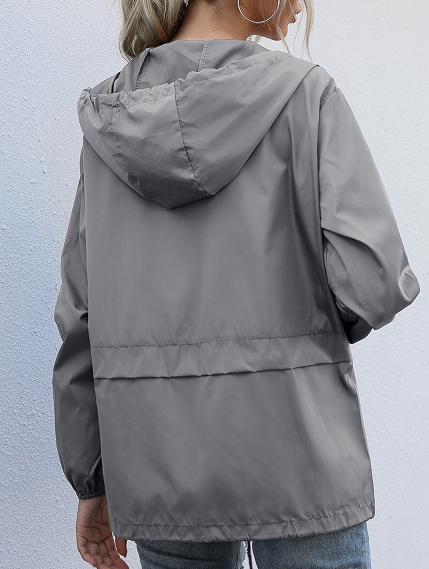 Outdoor hiking raincoat jacket