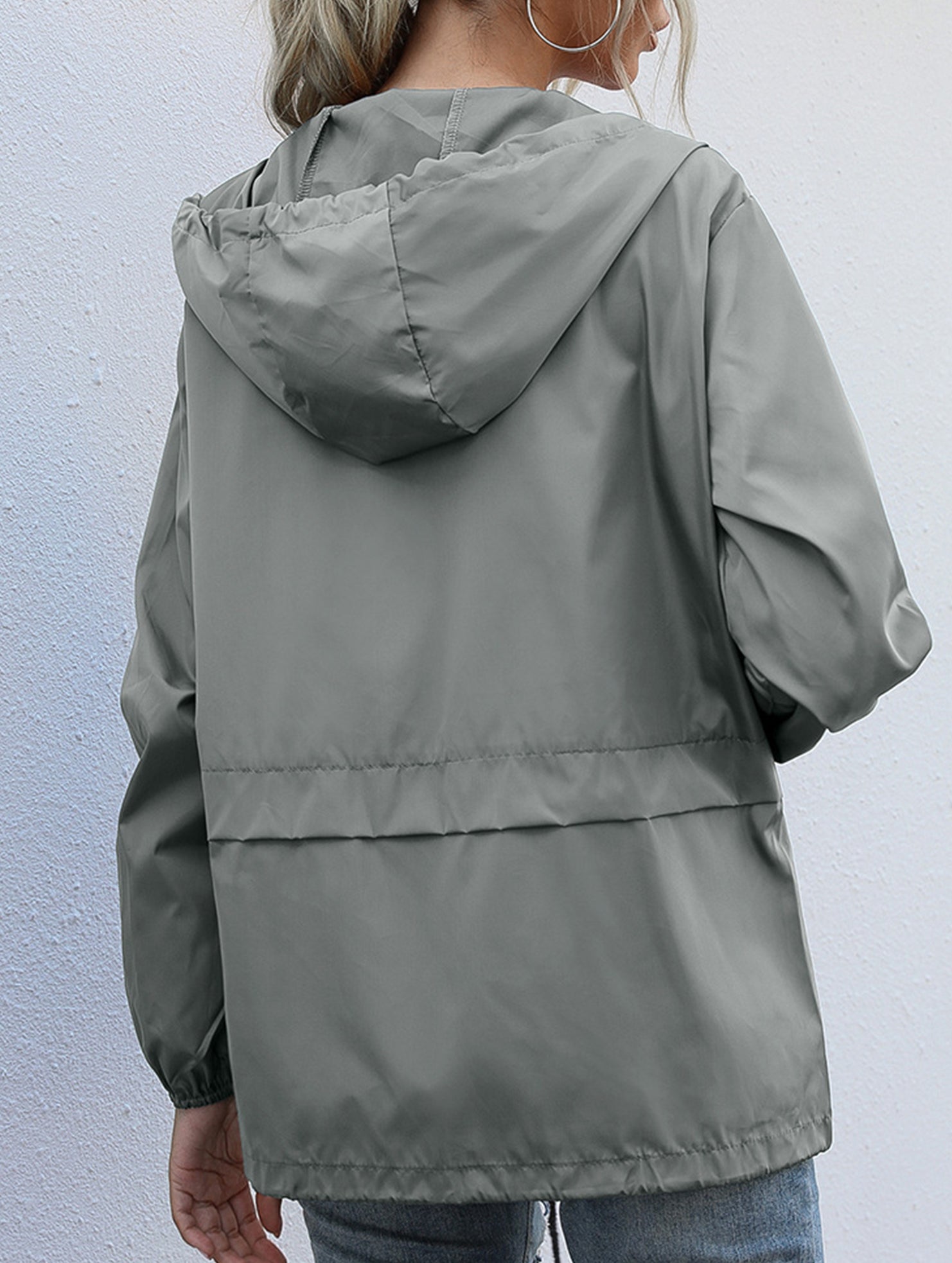 Outdoor hiking raincoat jacket