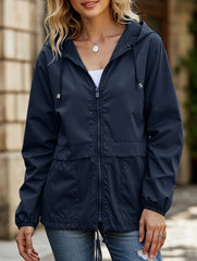 Outdoor hiking raincoat jacket