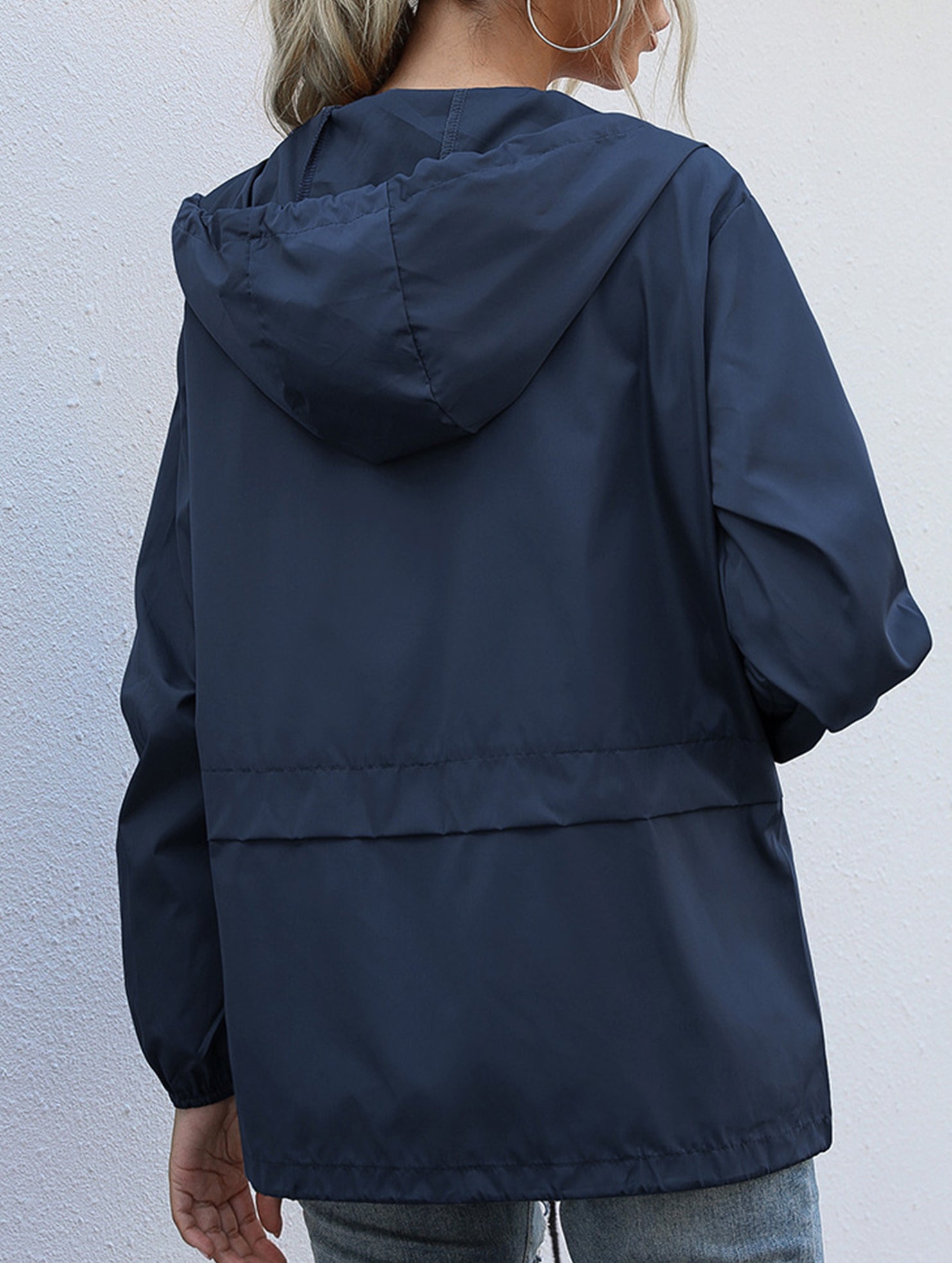 Outdoor hiking raincoat jacket