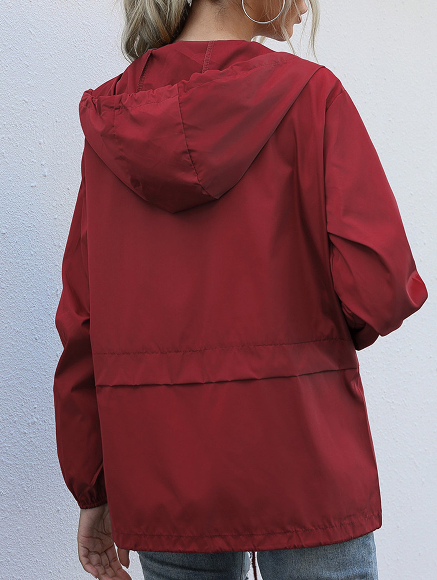 Outdoor hiking raincoat jacket