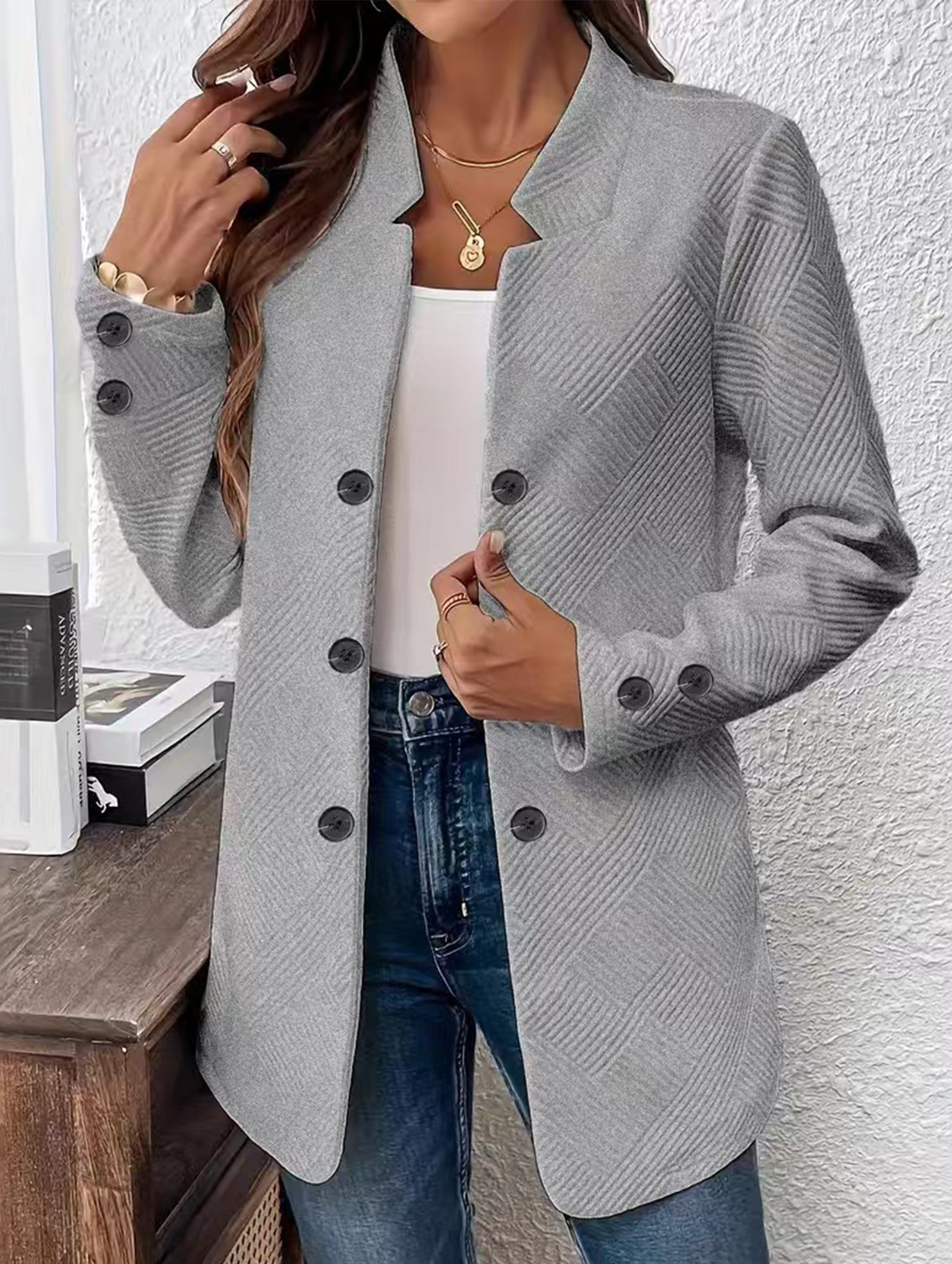 Three double-button jacket and suit