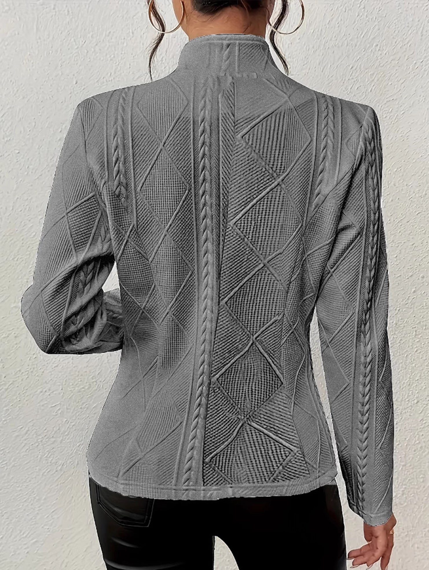 Casual button-down blazer