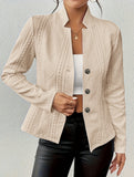 Casual button-down blazer