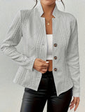 Casual button-down blazer