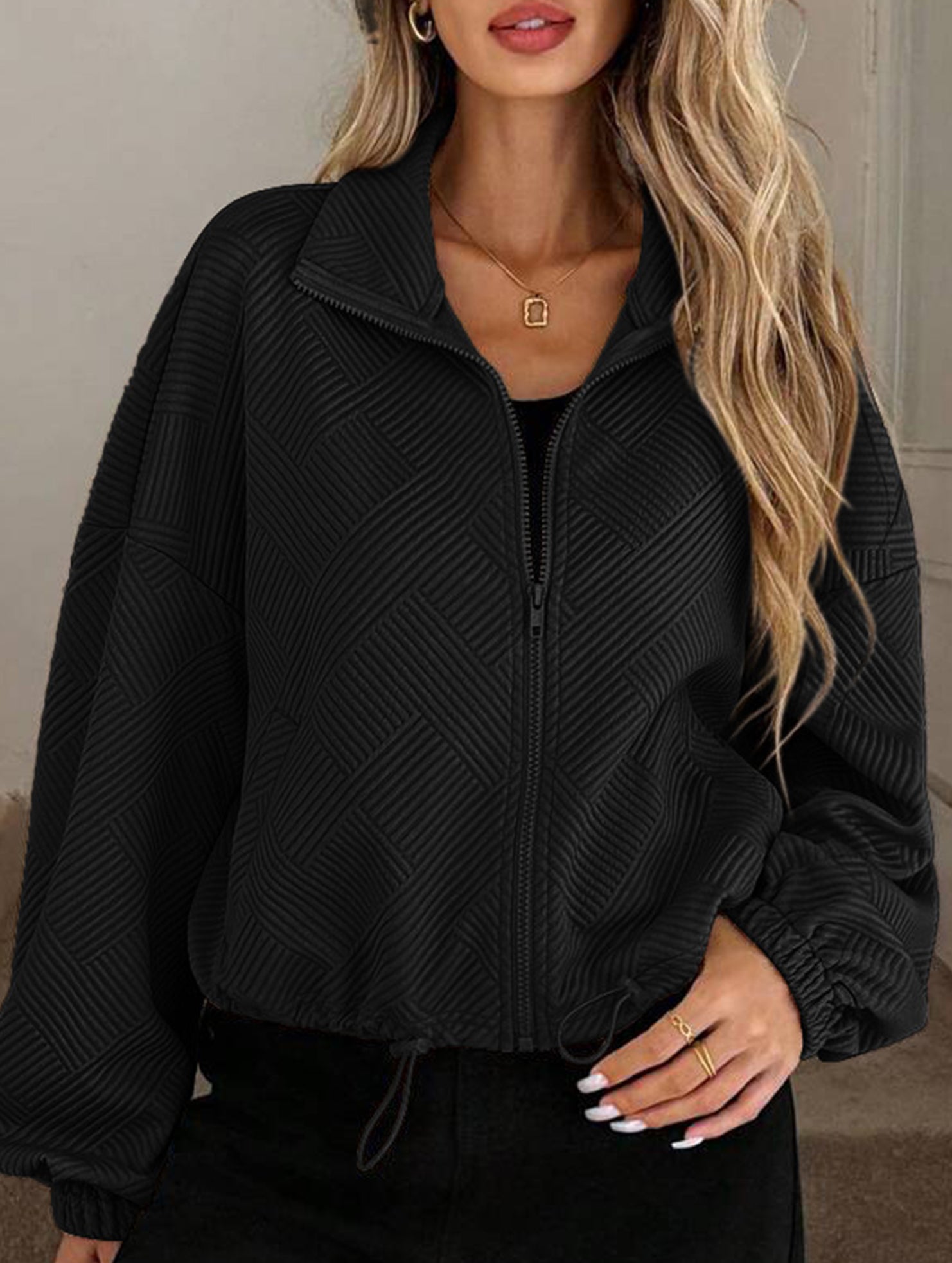 women's loose baseball jacket
