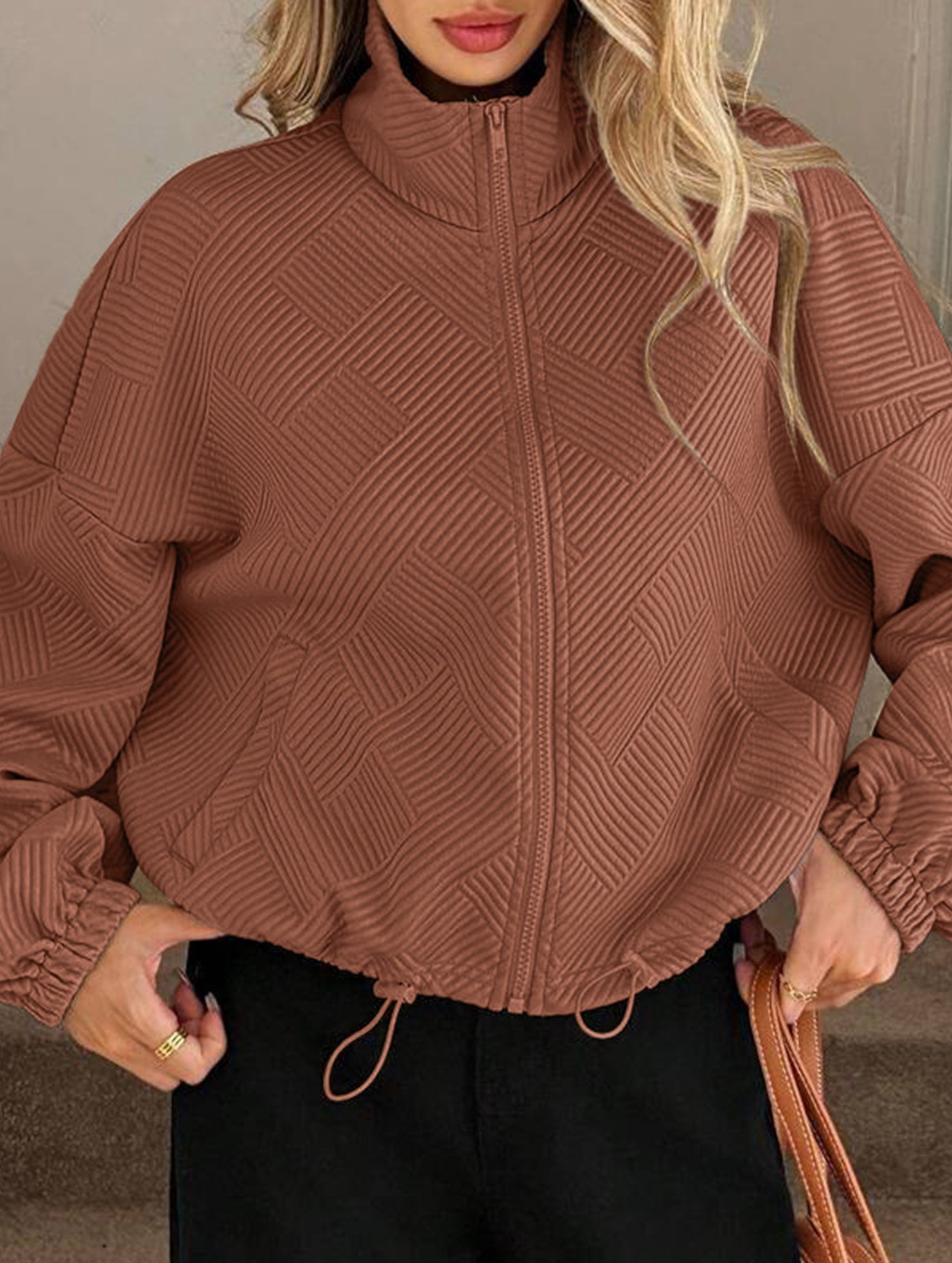 women's loose baseball jacket